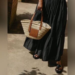 Loewe Anagram Straw Raffia medium Basket Bag